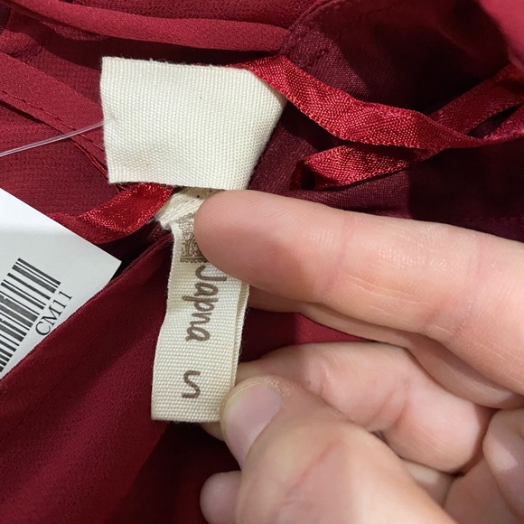 Flowy Red/Burgundy Dress - Picture 2 of 4